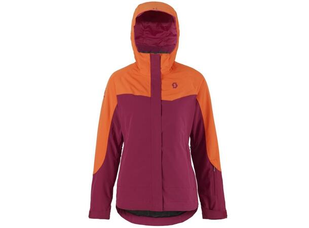 SCOTT Terrain Dryo Jacket W Oransje XL God og varm skijakke til damer